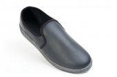 Туфли текстильные (лоферы) мужские, черный