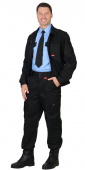 СР Костюм "Тайфун" куртка + брюки, черный