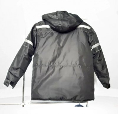 Куртка мужская утепленная «Оникс» (М-245-09), черный, тк. Оксфорд